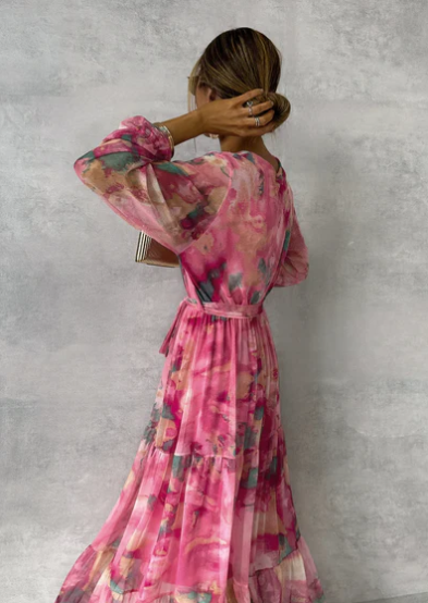 WW | Maxikleid Im Aquarell-Look, Ein Sommerlicher Traum