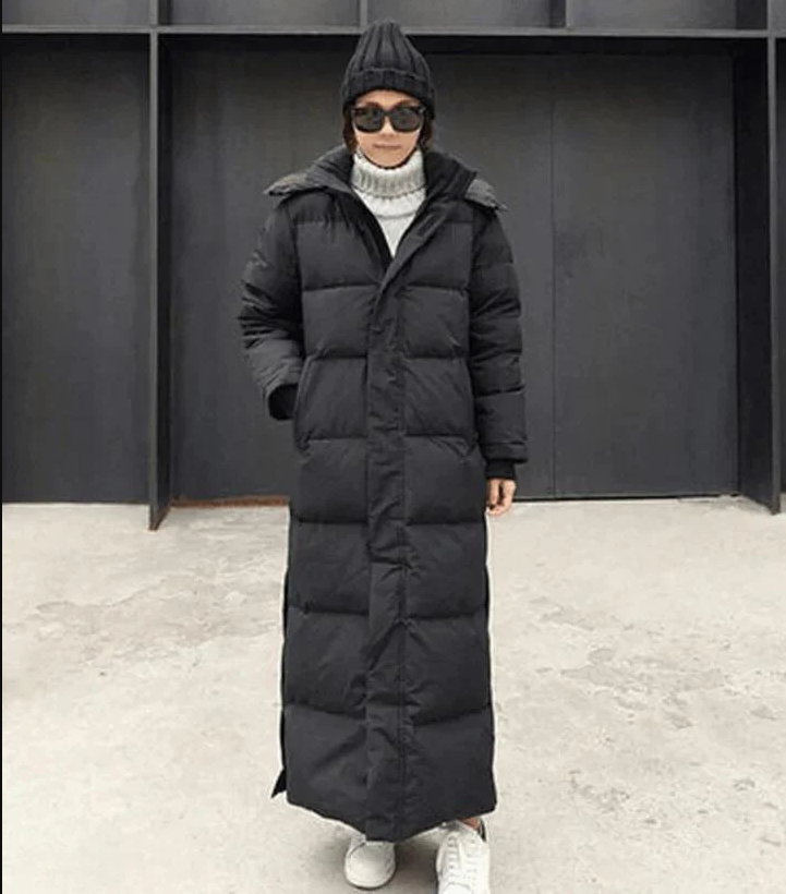 WW | Lange Daunenjacke mit Kapuze für Damen