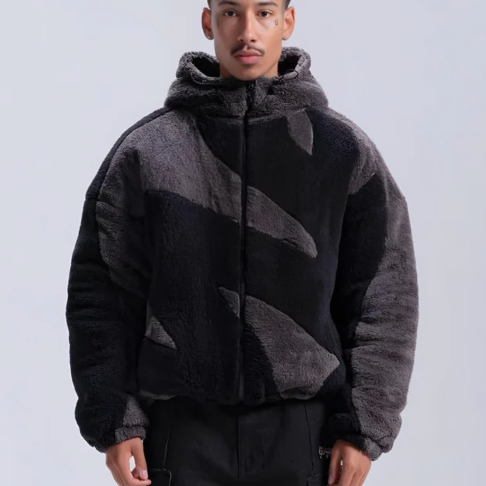 WW | Warme Lammwolljacke mit Reißverschluss