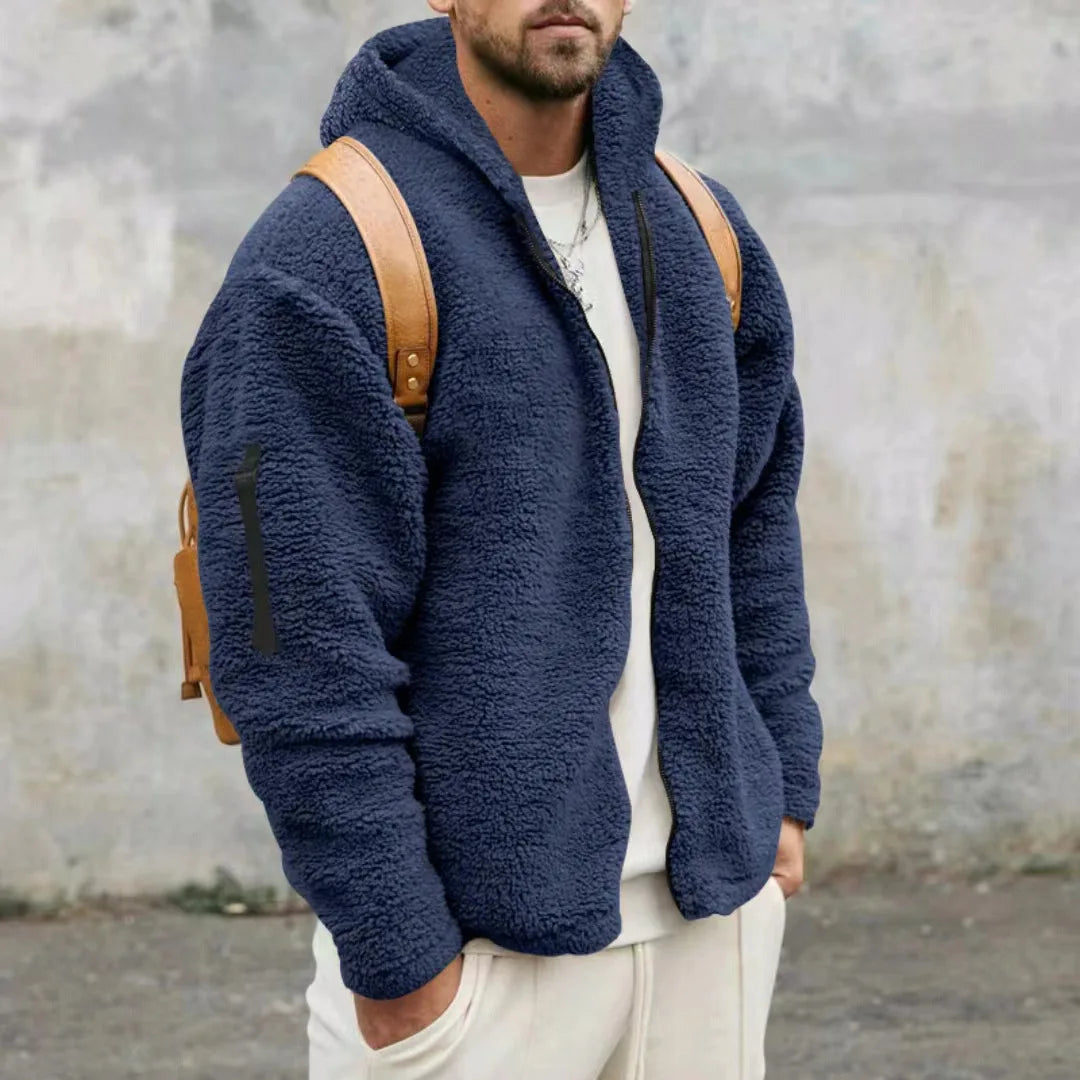 WW | Cashmere Luxus Winterjacke Mit Kapuze Für Männer
