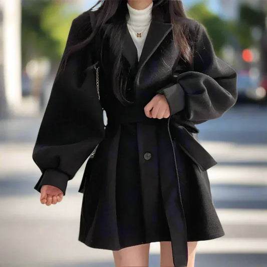 WW | Long Belted Women's Trench Coat - Timeless Elegance