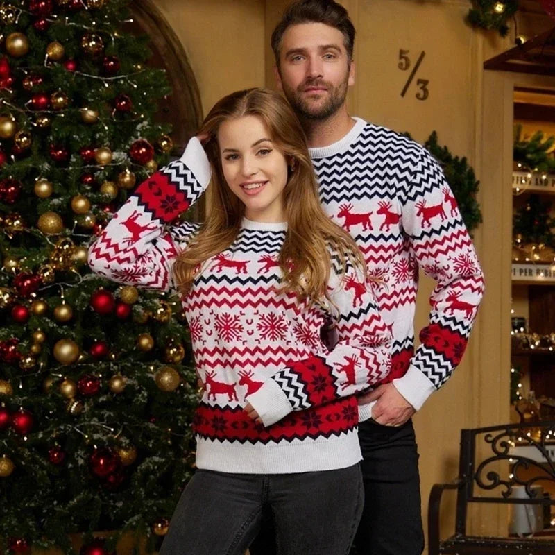 WW - Unisex Christmas Sweaters for Couples in Winter Style