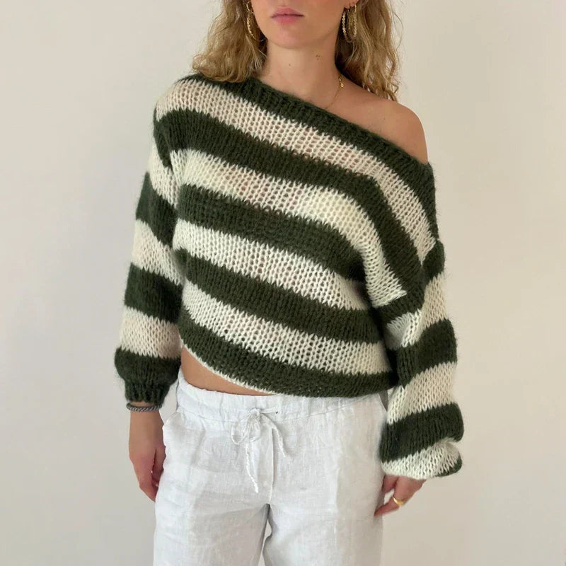 WW | striped loose chic sweater