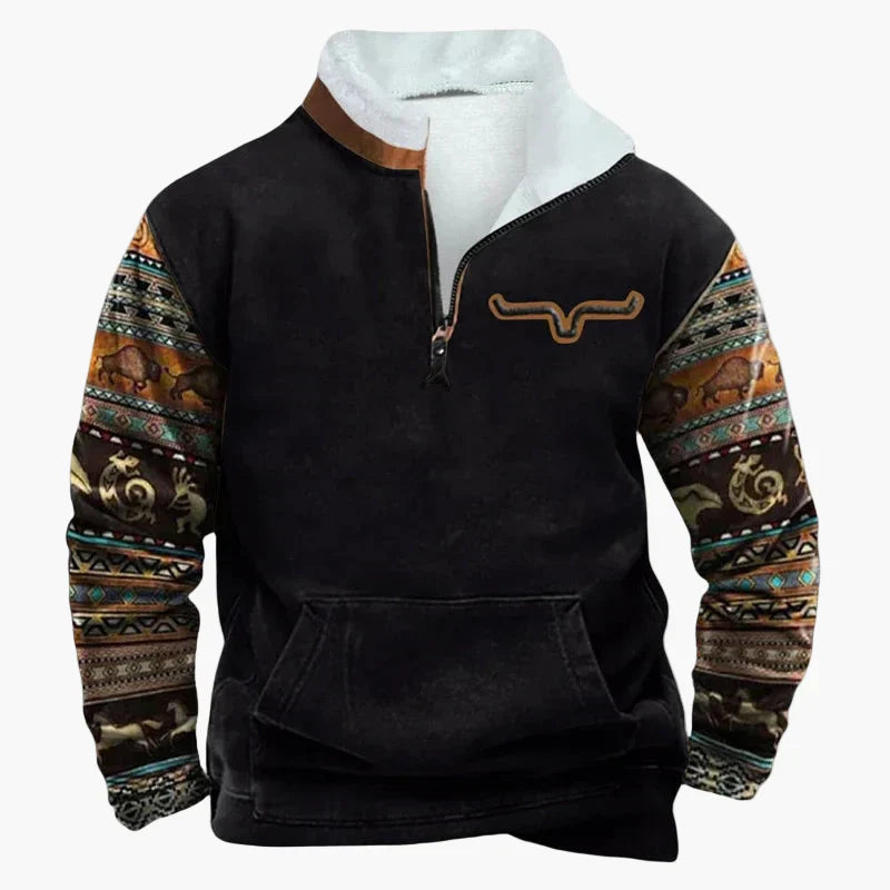 WW | Wild West Vintage Pullover - Stilvoller Freizeit-Sweater mit Western-Charme