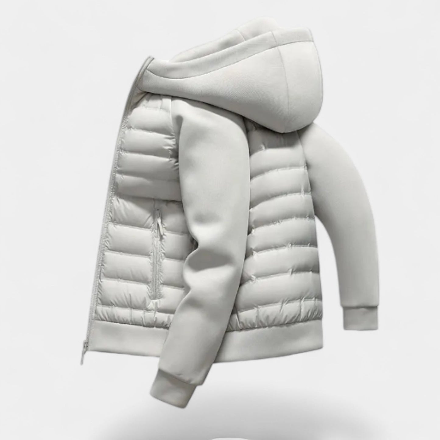 WW | Fashion House - Lightweight Down Jacket - Hooded Softshell Puffer Jacket