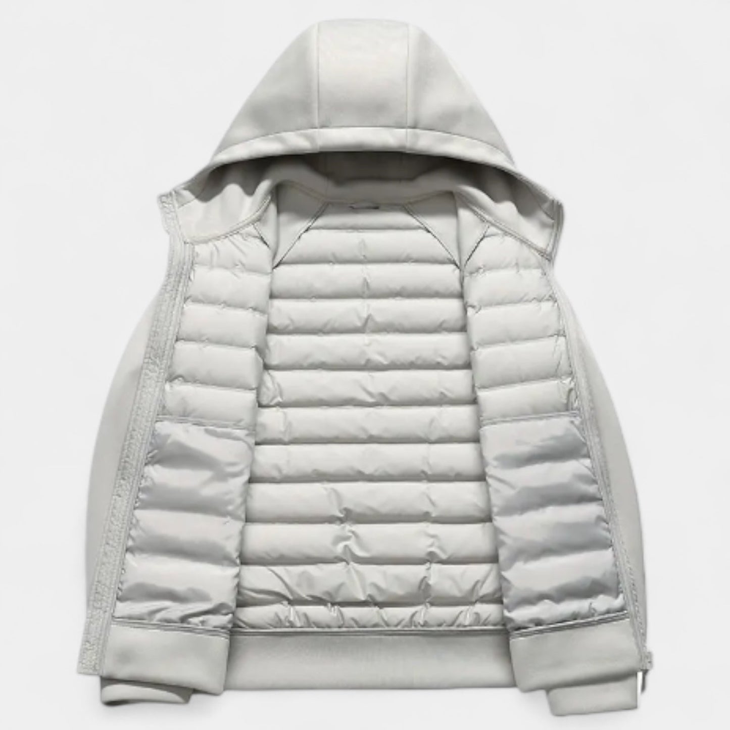 WW | Fashion House - Lightweight Down Jacket - Hooded Softshell Puffer Jacket