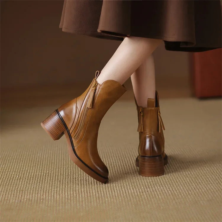 WW - Women's Leather Ankle Boots