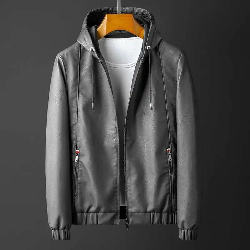 WW | Kapuzenlederjacke