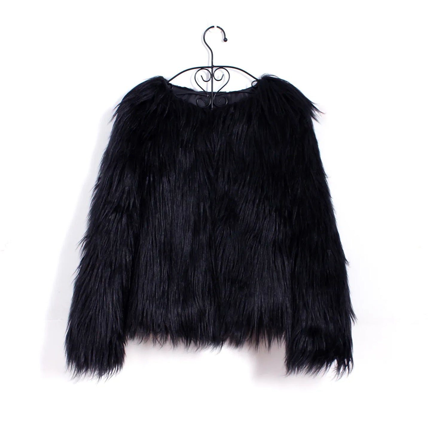 WW | Soft fur coat with charm