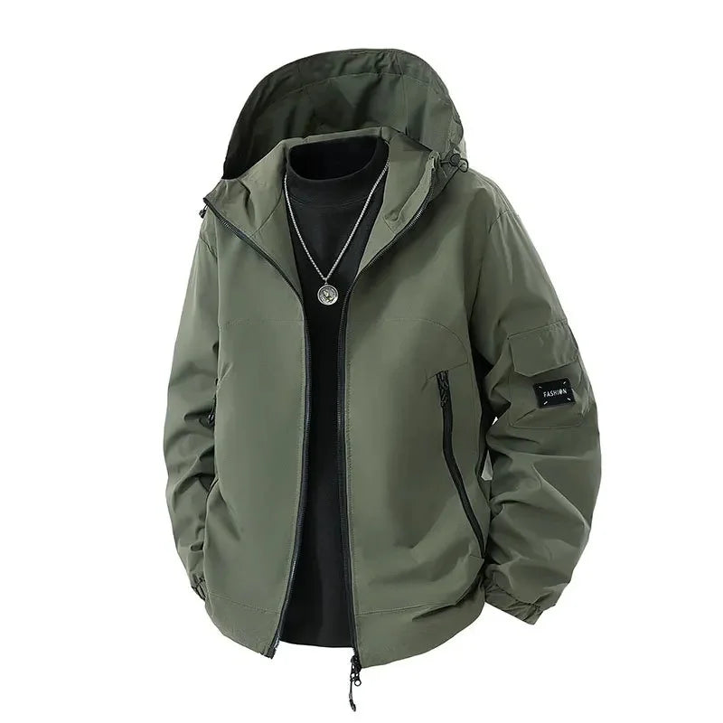 WW | Herren Winter Skijacke Mit Kapuze - Mit Reißverschluss