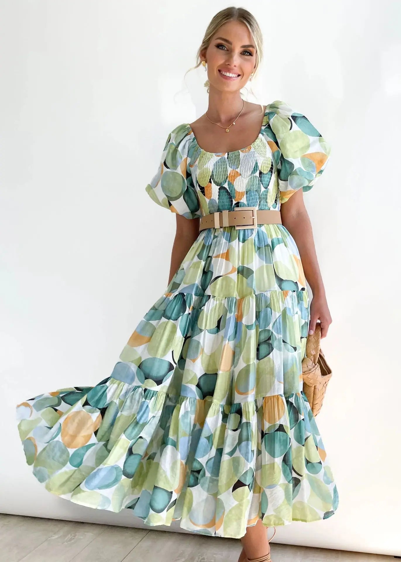 Celeste Off-Shoulder Maxi Dress