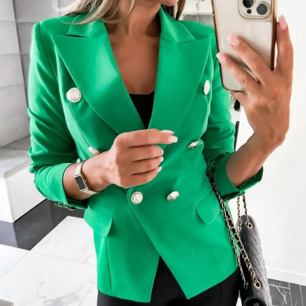 WW | Elegant Blazer with Metal Button