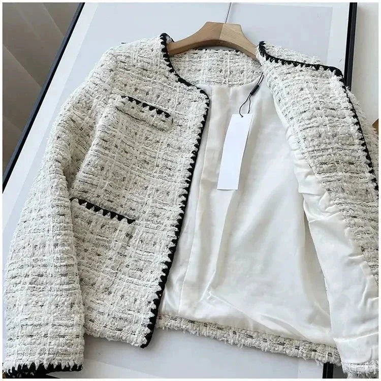 WW | Tweedjacke - Kontrastbesatz - Elegant und feminin - Klassische Oberbekleidung