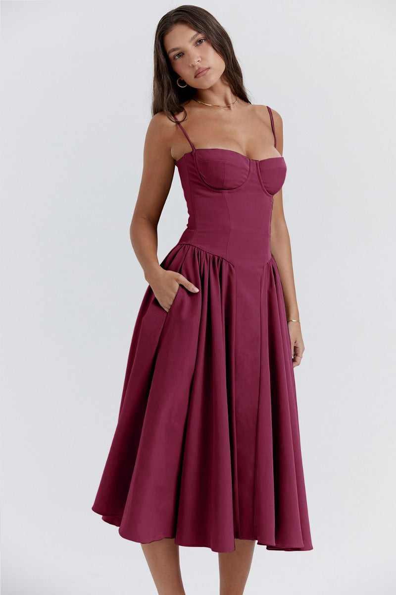 Michaela - Sleeveless Midi Dress