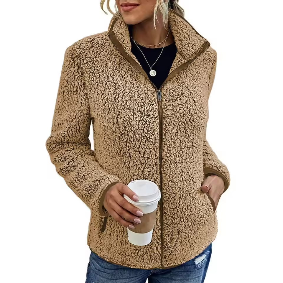 WW | Fleece Stand-Up Collar Jacket