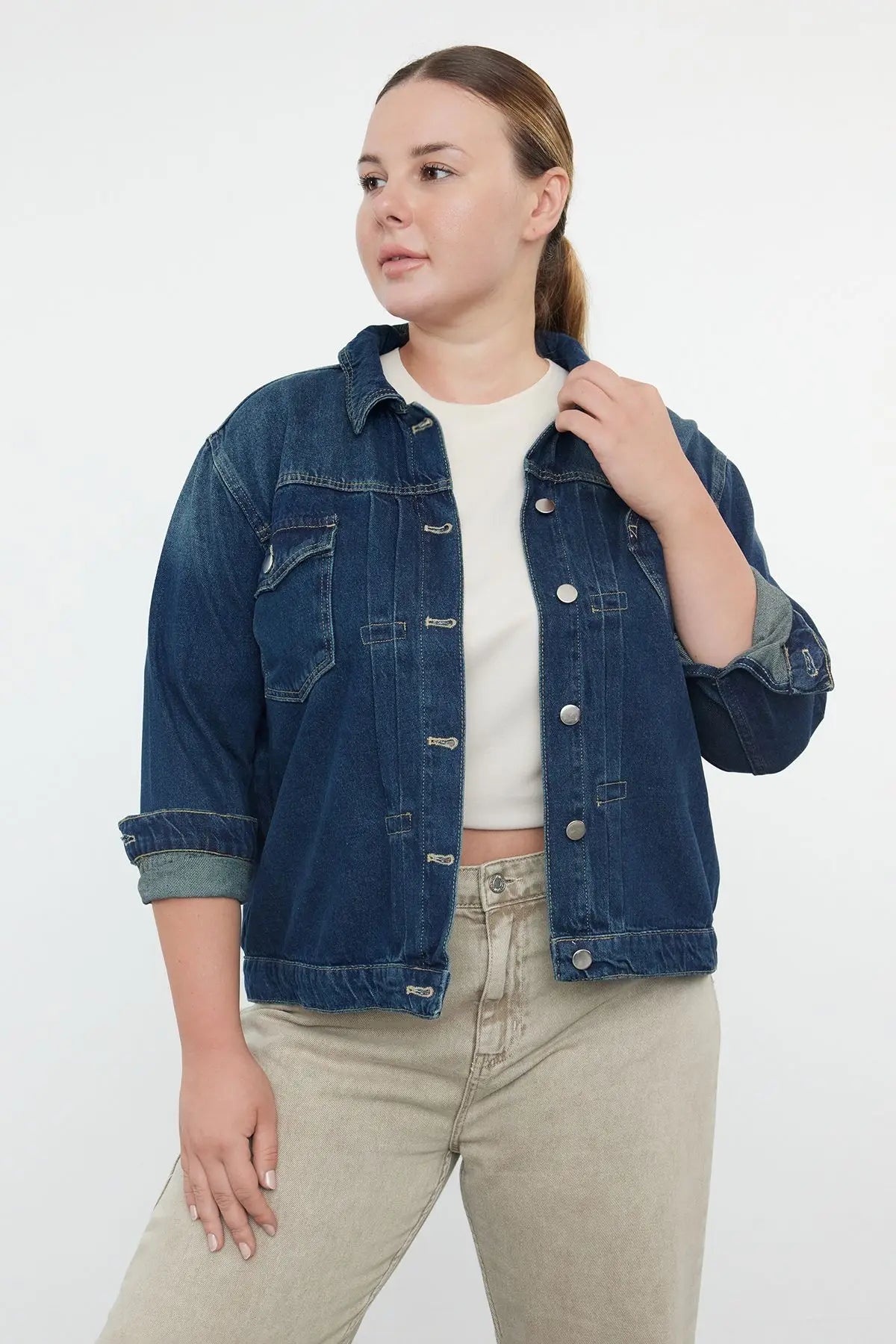 WW | Elegante Denim-Bluse