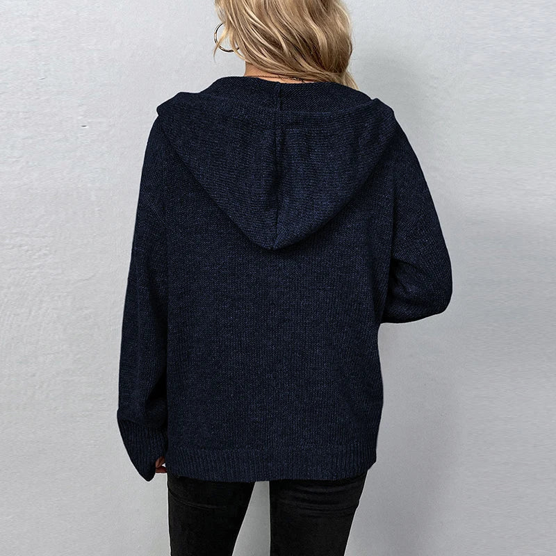 WW | Bequemer Hooded Cardigan