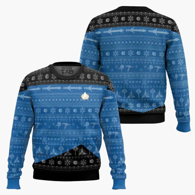 WW | Star Trek Pullover - Geek Christmas Sweatshirt for Fans, Winter Leisure