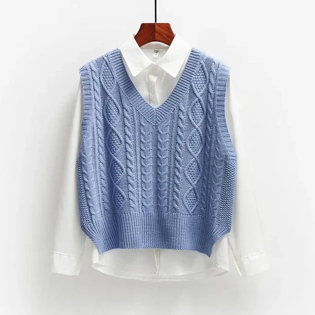 WW | Women's Cable Knit Pullover Vest