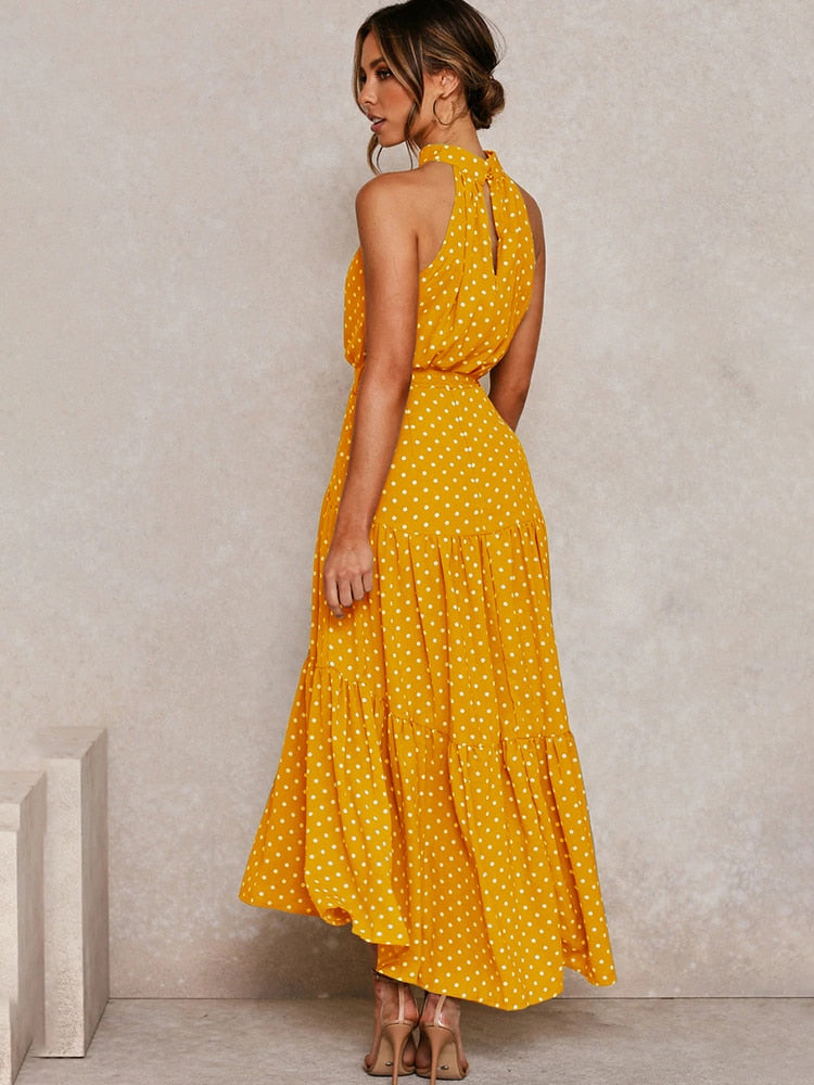 WW | Polka Dot Halter Dress