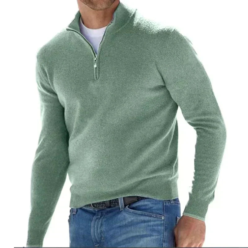 WW | Polo - Fashionable Zipper Pullover for Men