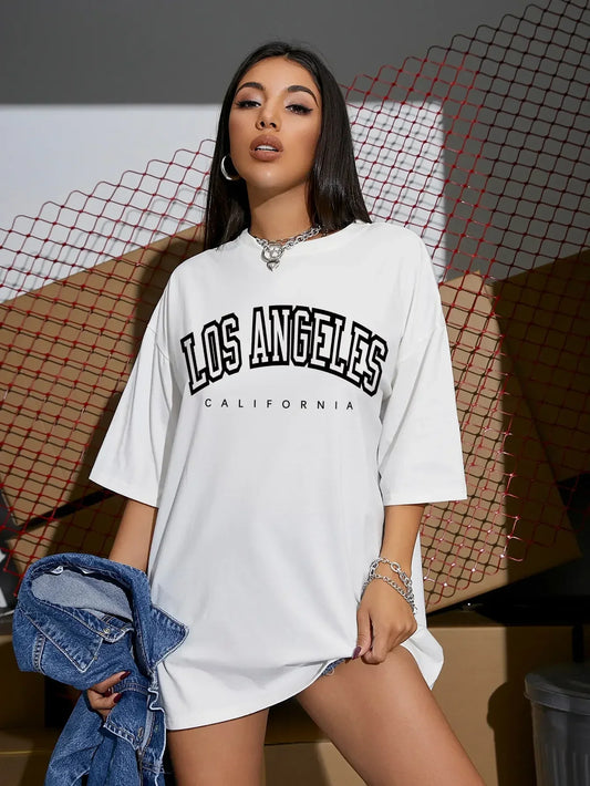 WW | Angeles California grafisches T-Shirt