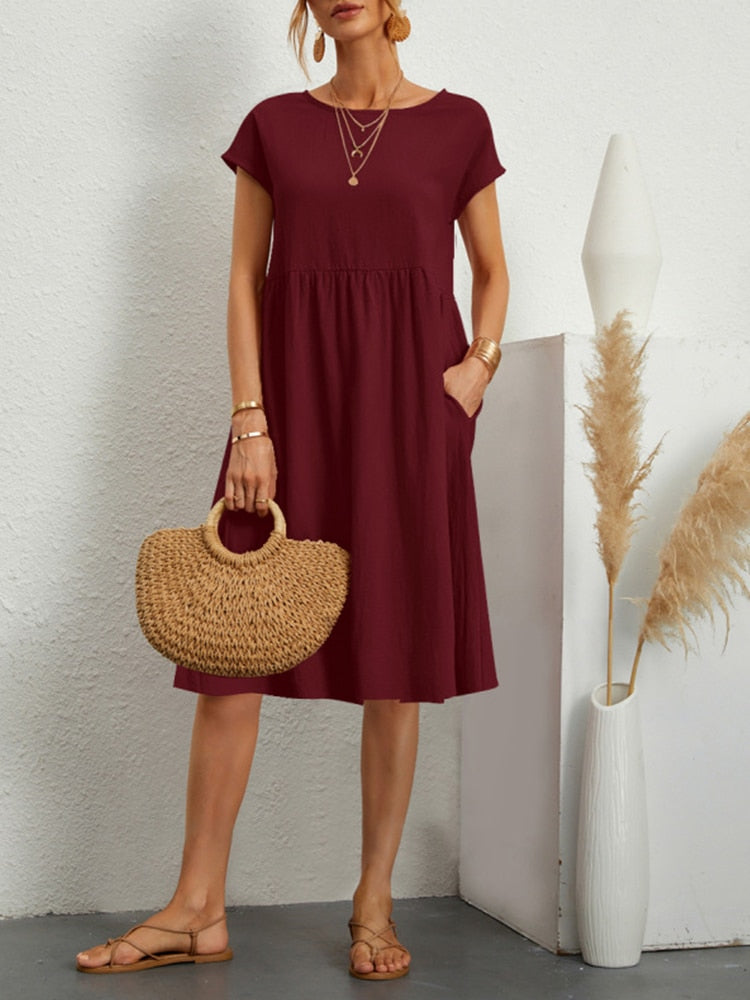 WW | Fashionable Mid-Length Dress For Women