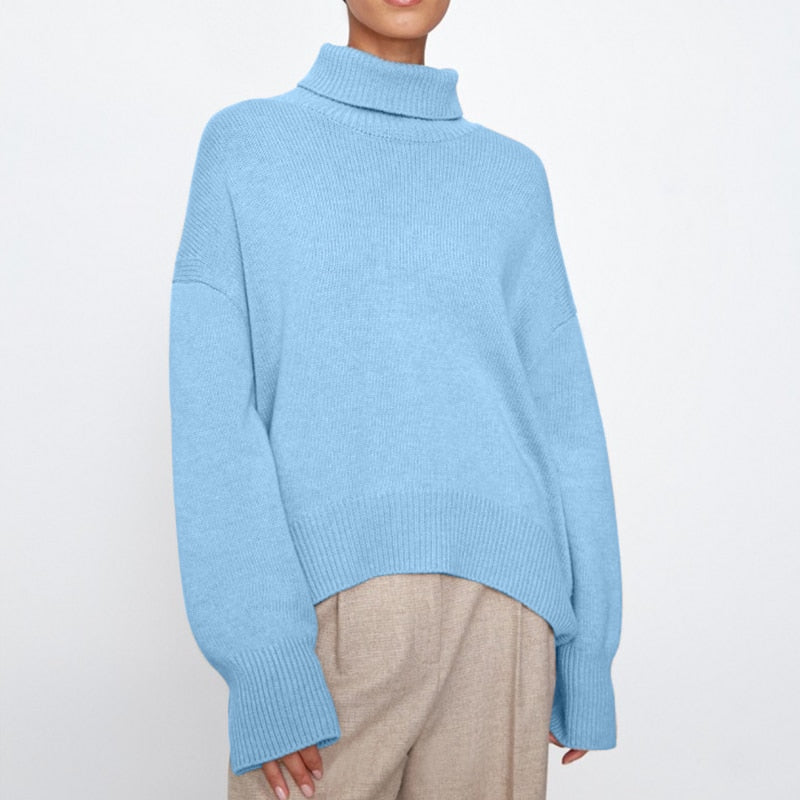 WW | Stilvolle Herbst Klassische Rollkragenpullover für Frauen