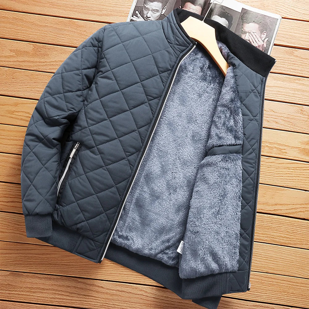 WW | Quilted Bomber Jacket for Winter