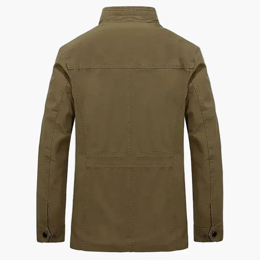 WW | Leisure Jacket with Stand-Up Collar and Multiple Pockets - Casual Transitional Jacket for Everyday and Outdoor Wear