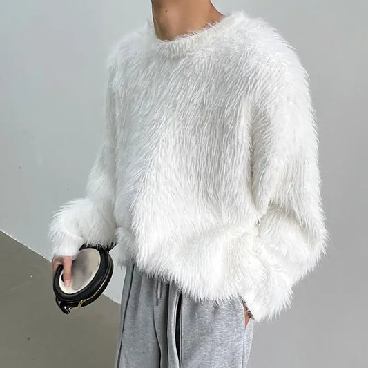 WW | Luxus Lange Ärmel Einfarbig Pullover