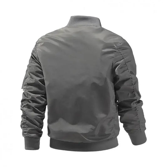 WW | Herren Weinlese Wasserdichte Bomberjacke
