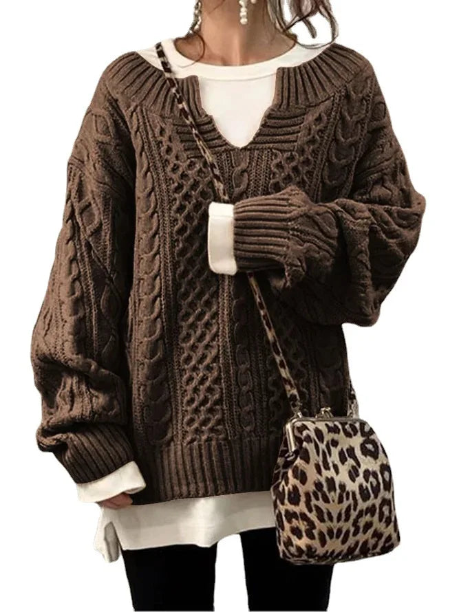 WW | Warm Retro Knit Sweater