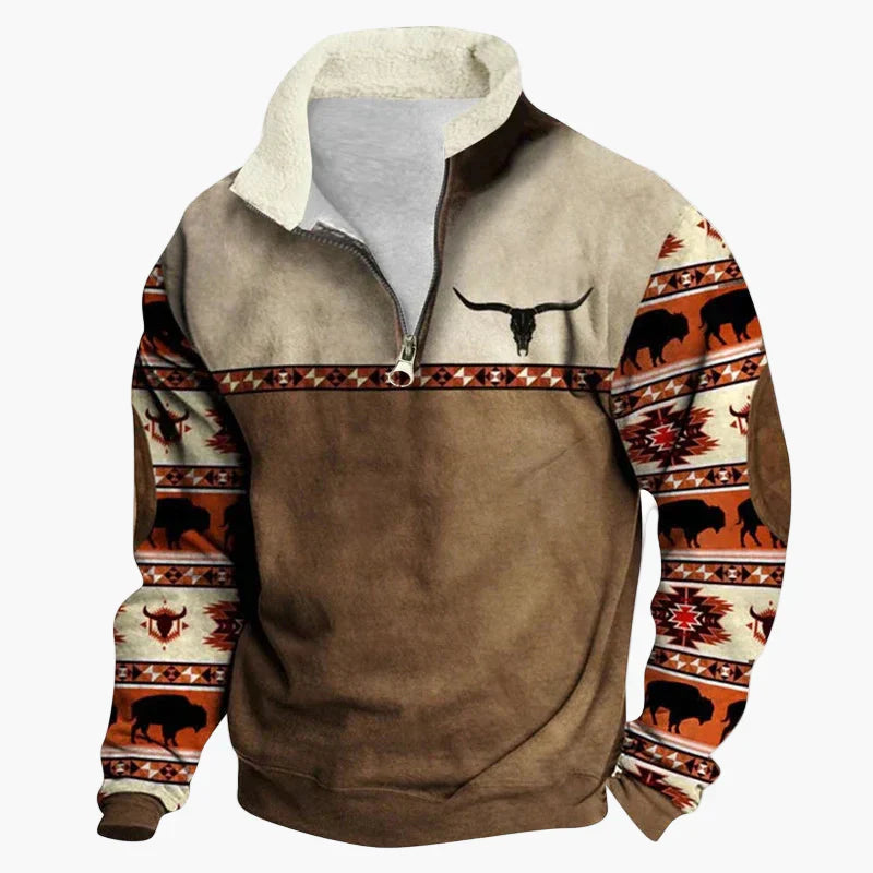 WW | Wild West Vintage Pullover - Stilvoller Freizeit-Sweater mit Western-Charme