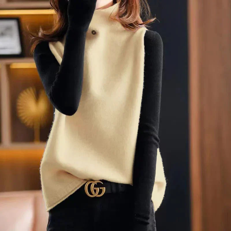 WW | Jersey High Collar Loose Jacket