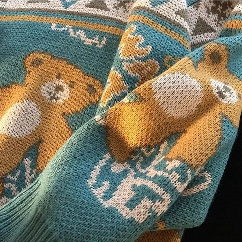 WW - Hässlicher Weihnachtspulli - Niedlicher Bärenpullover für Paare