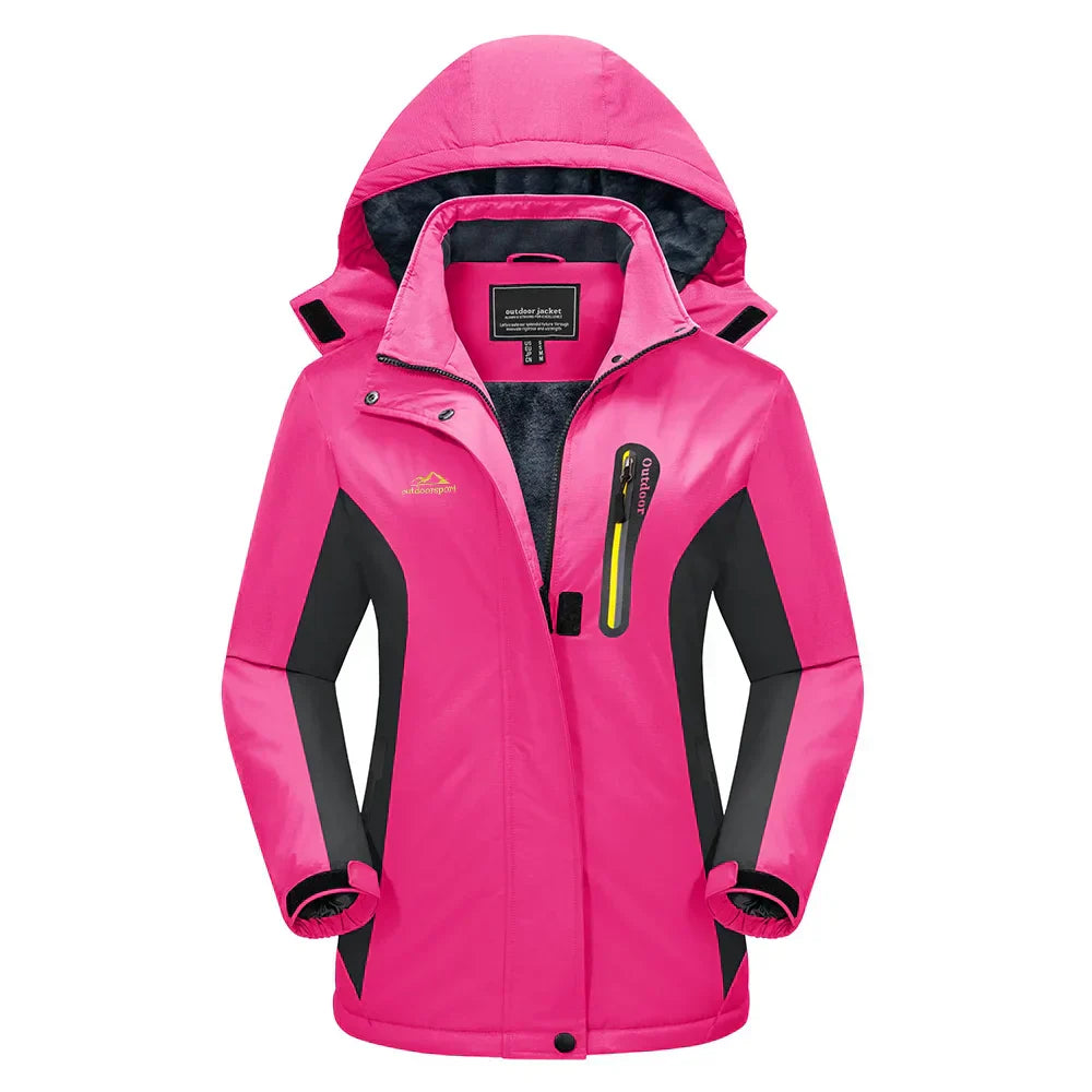 WW | Damen Schneeski-Jacke mit Hoodie-Stil