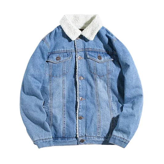 WW | Freizeitjacke mit Lammfelloptik - Modische Übergangsjacke für Alltag und Freizeit