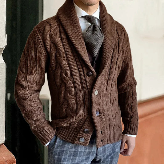 WW | trendige warme Strickjacke für Herren