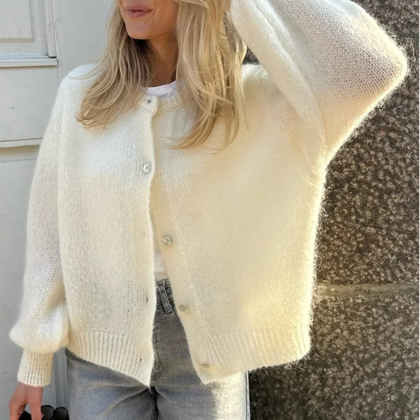 WW | Langarm Strickcardigan