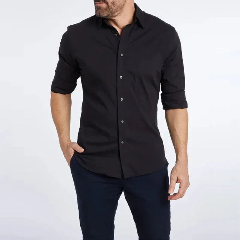 WW - Classic Men's Shirt with Zipper