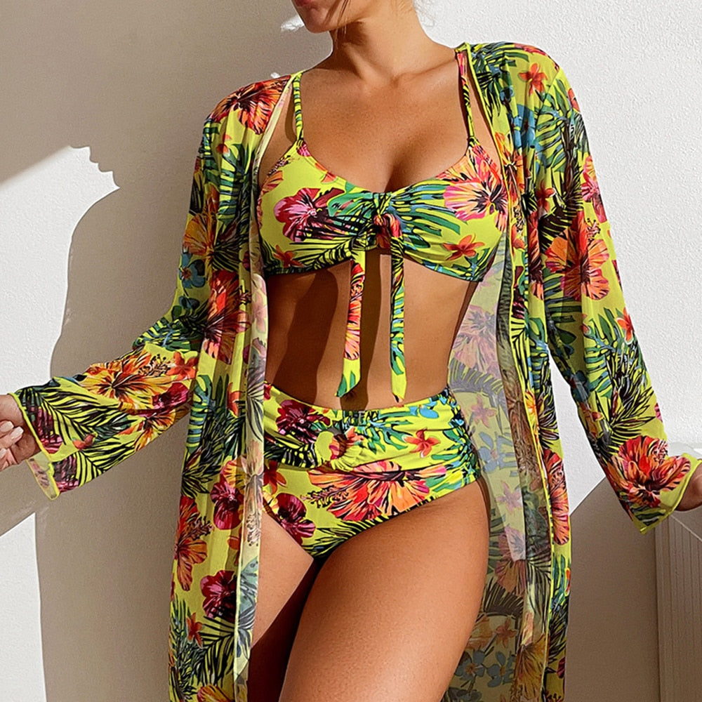 WW | Bikini mit Blumenmuster