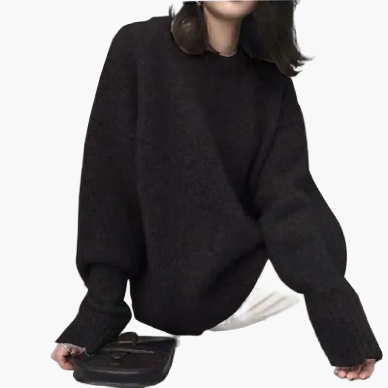 WW | Oversize Pullover im Retro-Stil für Herbst und Winter - Modischer, weiter Schnitt, perfekt für den Alltag