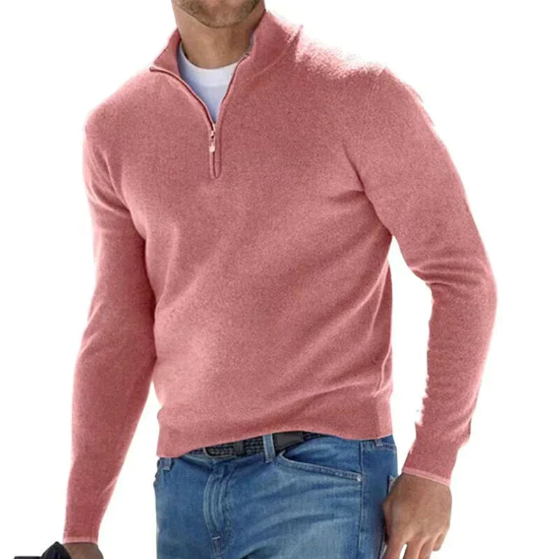 WW | Polo - Fashionable Zipper Pullover for Men