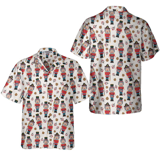 WW | Seamless Nutcracker Christmas Hawaiian Shirt