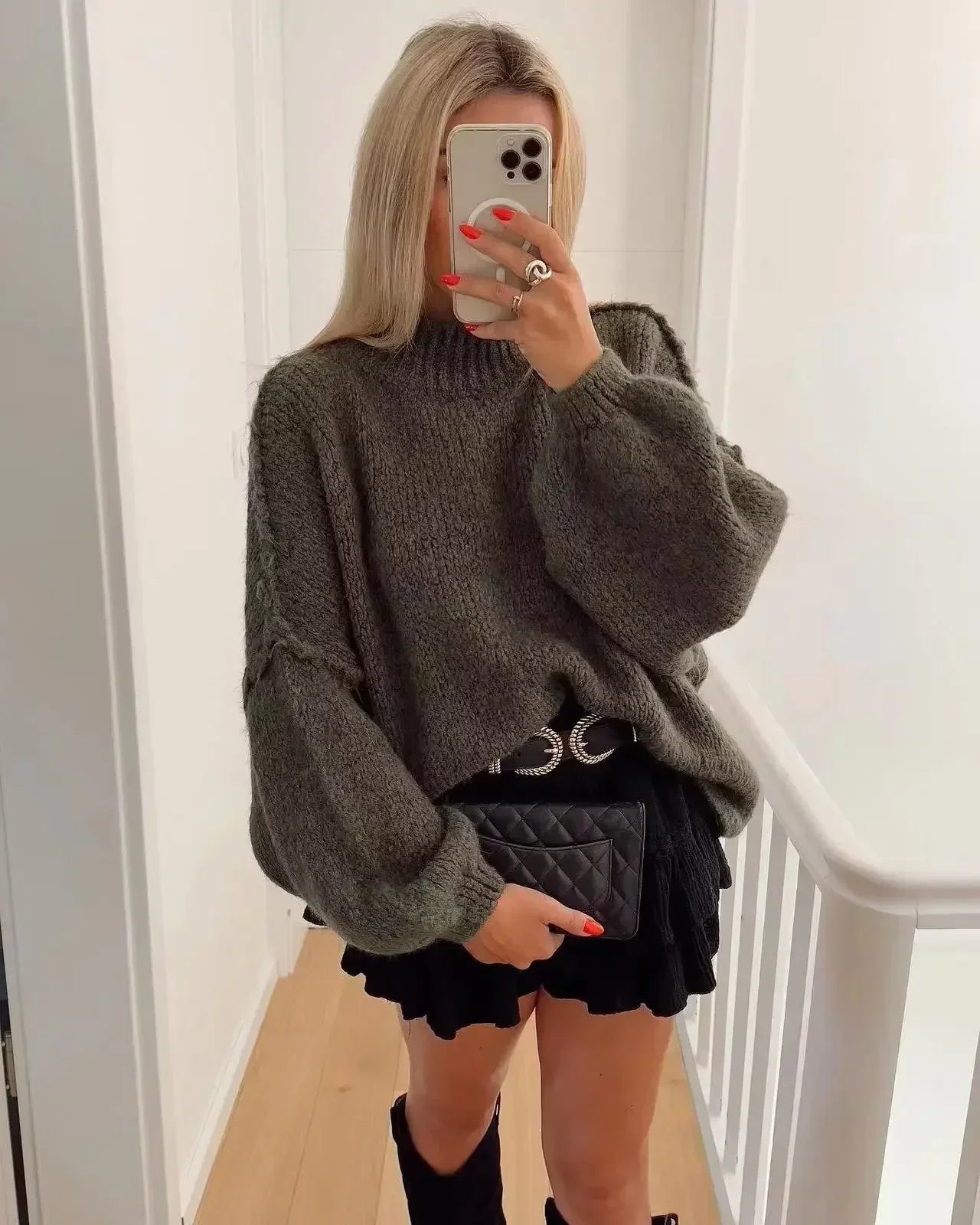 WW | Oversized Knit Sweater for Comfort and Style