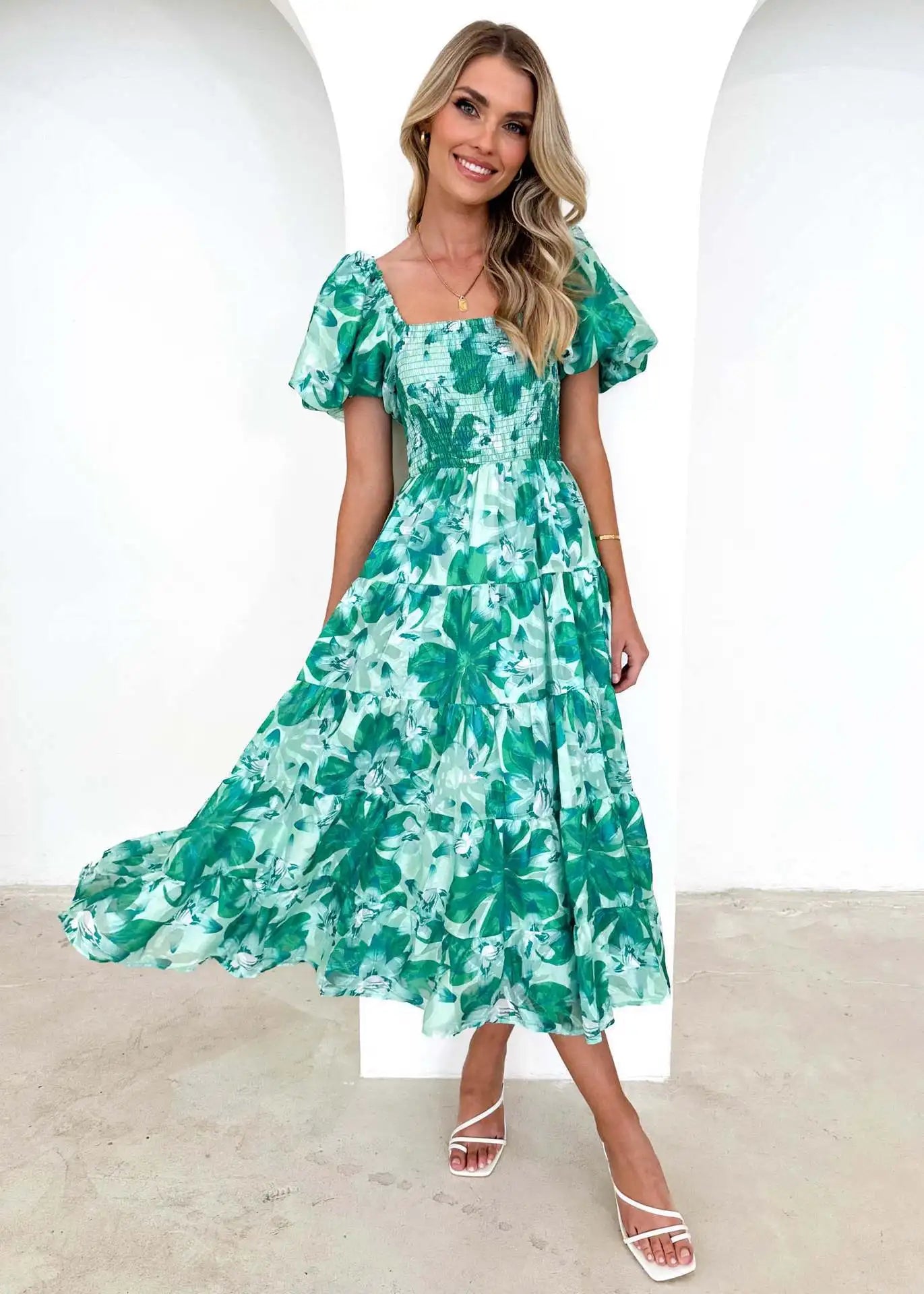 Celeste Off-Shoulder Maxi Dress