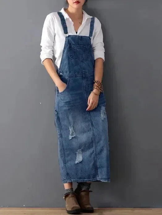 WW | Lässiges Denim Trägerkleid