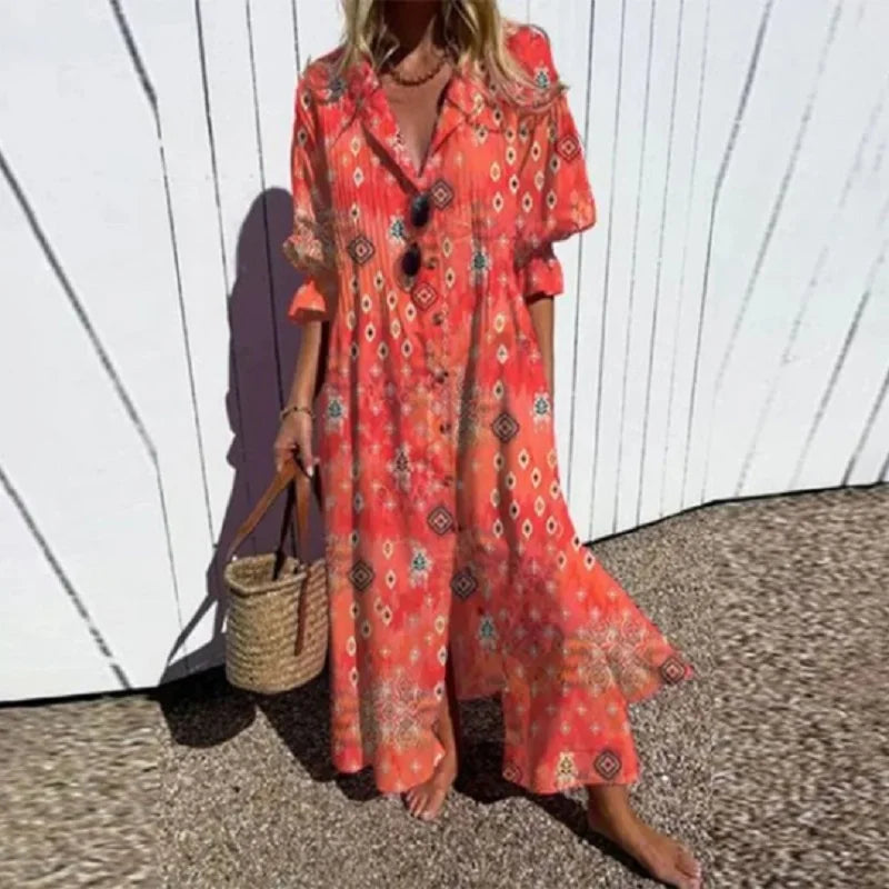 Jessy | Luxuriöses Boho-Maxikleid (Fast ausverkauft)
