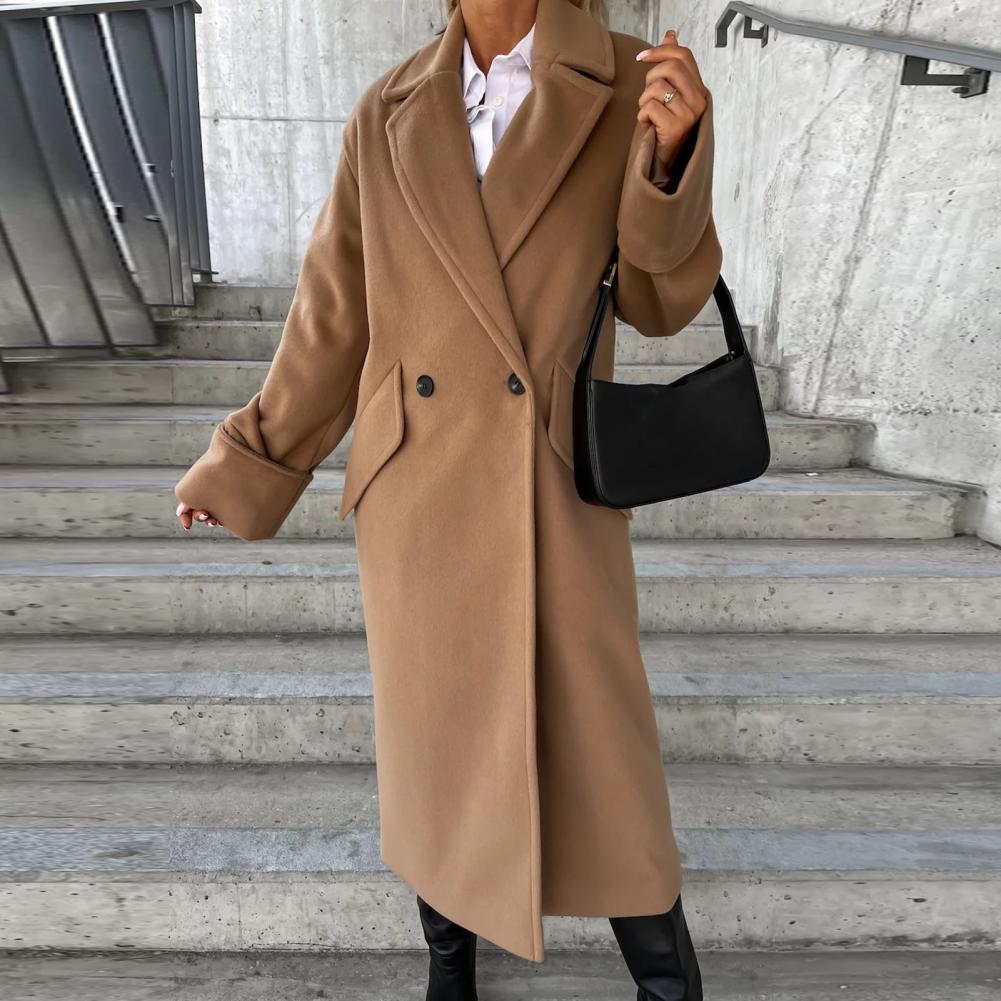 WW | Eleganter Langer Trenchcoat